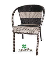 Stackable rattan chair varieties with colors well