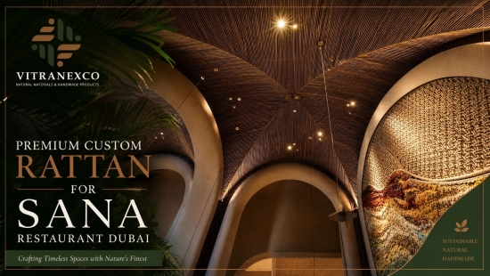 Vitranexco Supplies Premium Custom Rattan Materials for SANA Restaurant Dubai (1)