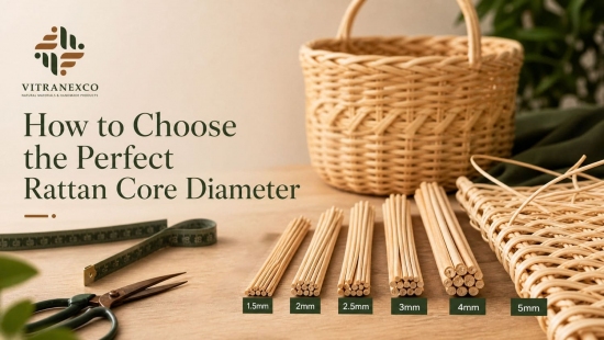 How to Choose the Perfect Rattan Core Diameter for Your Weaving Projects