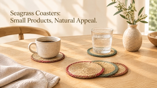 Seagrass Coasters: Natural Table Décor & Applications