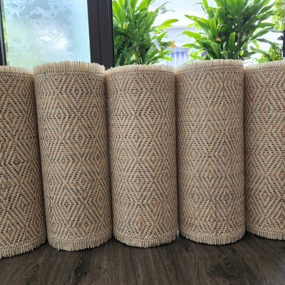 Natural diamond rattan cane webbing