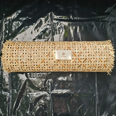 Natural mixed flower rattan cane webbing
