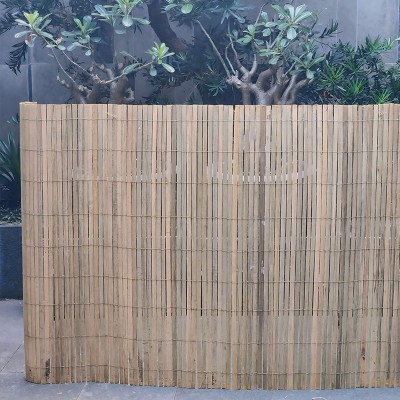 Split Bamboo Slat Fence Roll