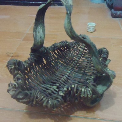 Giỏ dây leo rustic thủ công
