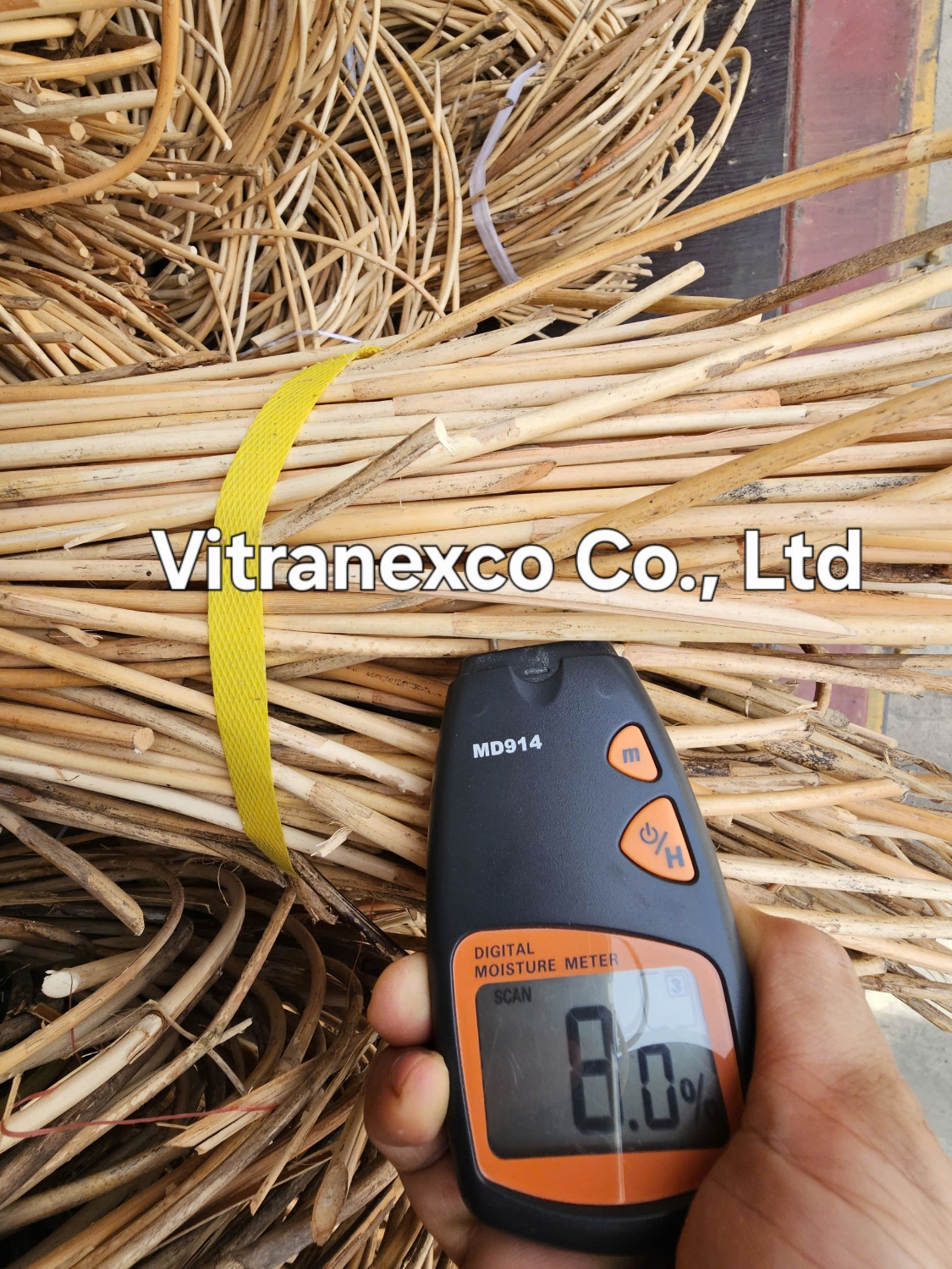 Rattan moisture controlled