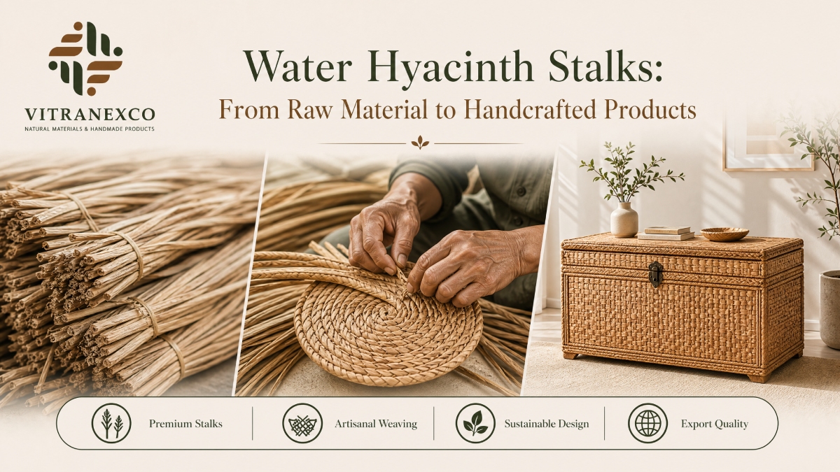 water hyacinth stalks to products banner