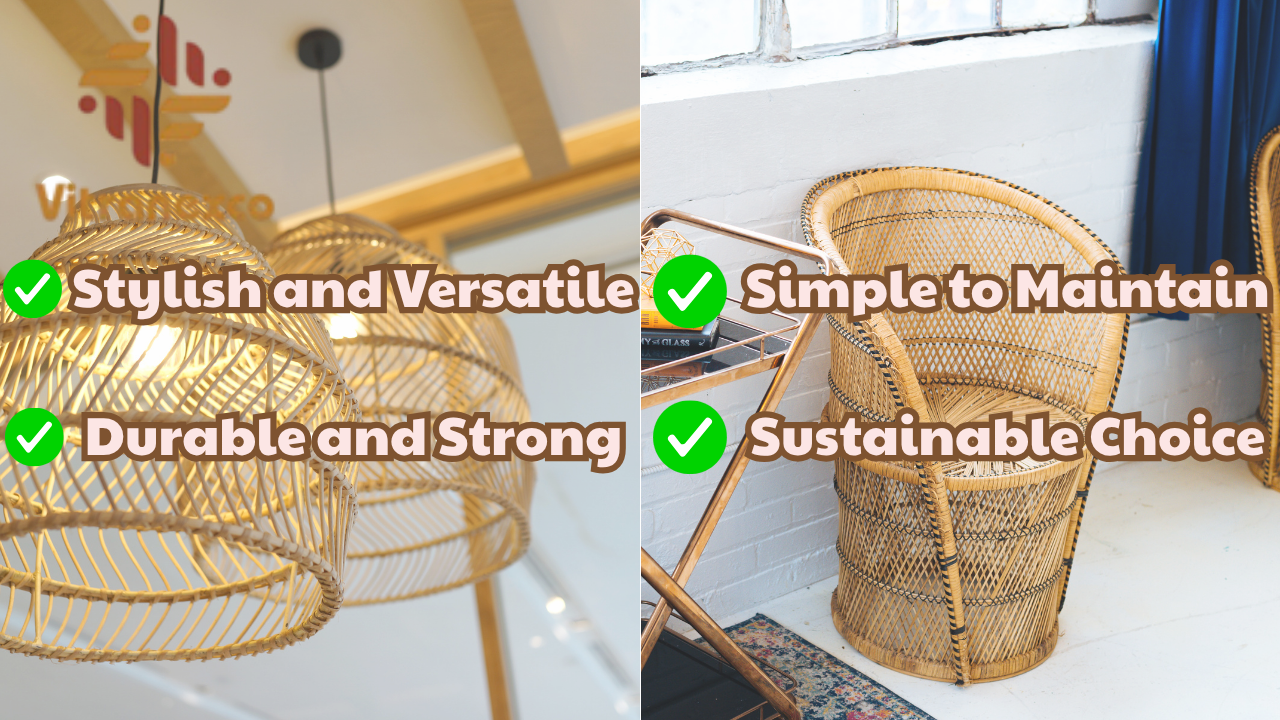 2 Top benefits of Vietnam rattan webbing rolls for furniture and decor