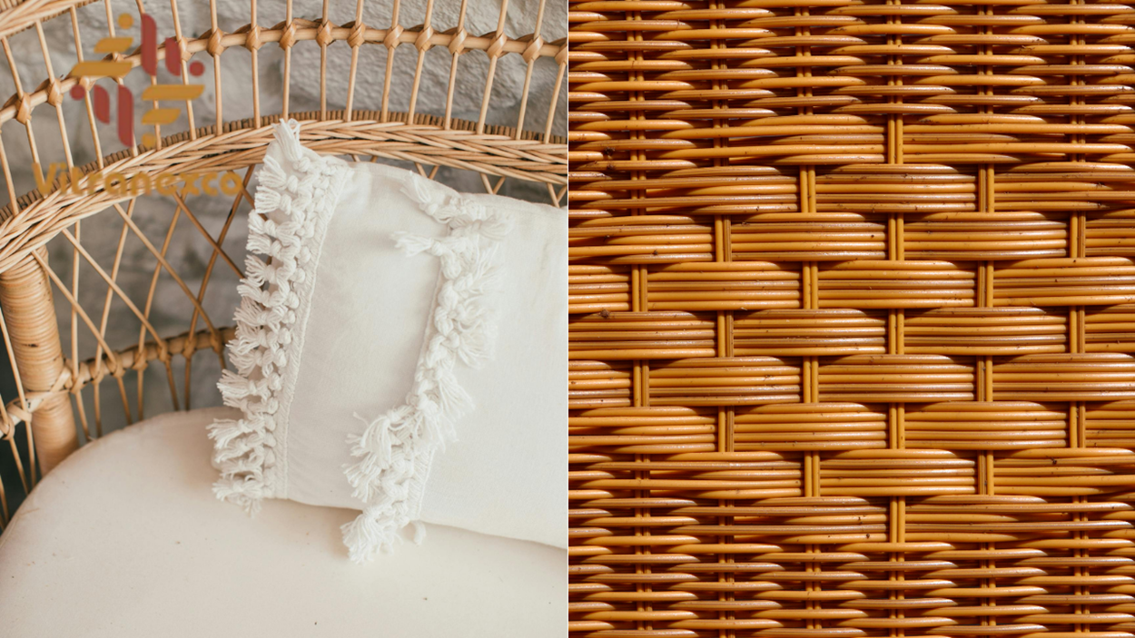 3 Practical applications of Vietnam rattan cane webbing sheets in interior design