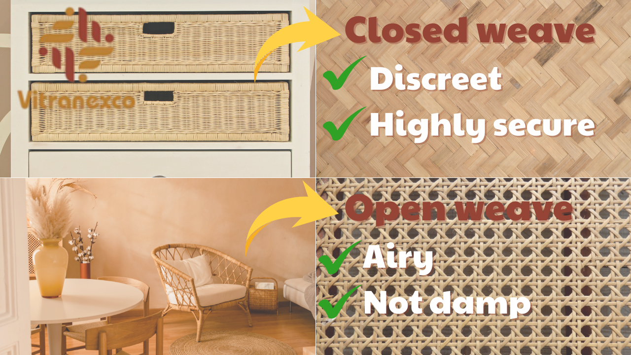 4 2 Choose the right rattan webbing
