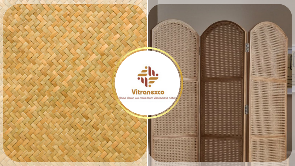 Vietnam rattan cane webbing sheet are perfect for vintage modern design